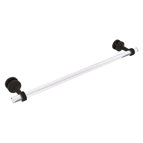 Allied Brass Pacific Beach Oil Rubbed Bronze 24-in Shower Door Towel Bar With Dotted Accents 3 Allied Brass Pacific Beach Oil Rubbed Bronze 24-in Shower Door Towel Bar With Dotted Accents