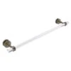 Allied Brass Pacific Grove Antique Brass 24-in Shower Door Towel Bar