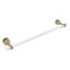 Allied Brass Pacific Beach Satin Brass 24-in Shower Door Towel Bar With Dotted Accents -Allied Brass Sales Store 330954034 MainImage 001 l