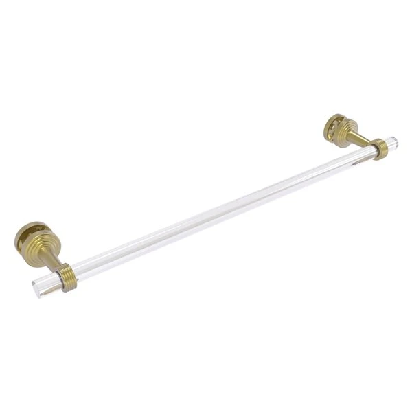 Allied Brass Pacific Beach Satin Brass 24-in Shower Door Towel Bar With Grooved Accents 3 Allied Brass Pacific Beach Satin Brass 24-in Shower Door Towel Bar With Grooved Accents