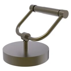 Allied Brass Antique Brass Freestanding Single Post Toilet Paper Holder