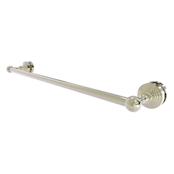 Allied Brass Waverly Place Polished Nickel 24-in Shower Door Towel Bar 3 Allied Brass Waverly Place Polished Nickel 24-in Shower Door Towel Bar