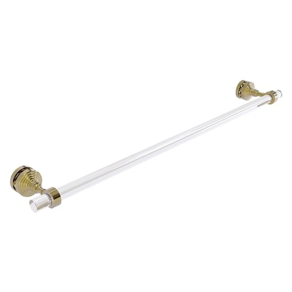 Allied Brass Pacific Grove Unlacquered Brass 30-in Shower Door Towel Bar 3 Allied Brass Pacific Grove Unlacquered Brass 30-in Shower Door Towel Bar