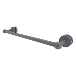 Allied Brass Waverly Place Matte Grey 18-in Shower Door Towel Bar
