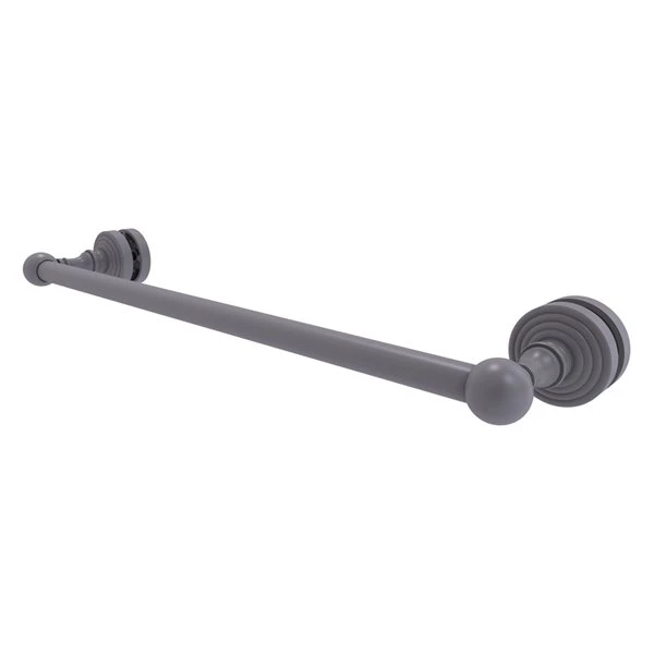 Allied Brass Waverly Place Matte Grey 18-in Shower Door Towel Bar 3 Allied Brass Waverly Place Matte Grey 18-in Shower Door Towel Bar