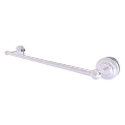 Allied Brass Que New Satin Chrome 24-in Shower Door Towel Bar