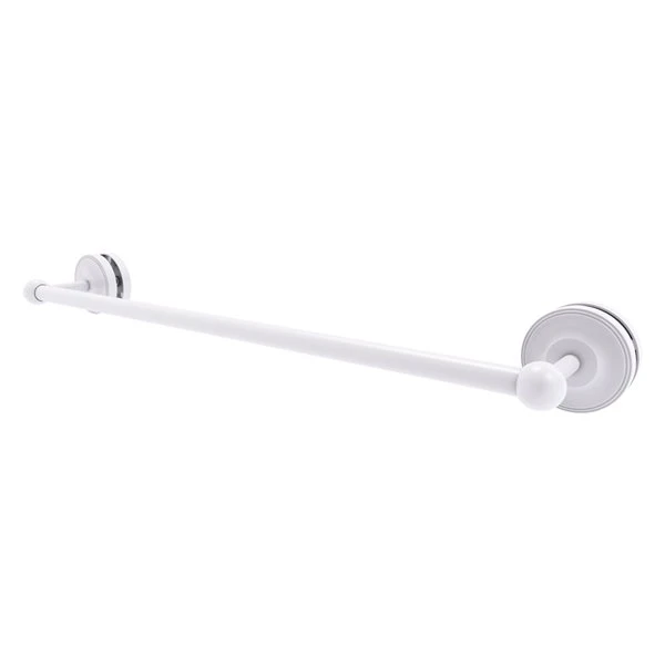 Allied Brass Prestige Regal Matte White 24-in Shower Door Towel Bar 3 Allied Brass Prestige Regal Matte White 24-in Shower Door Towel Bar