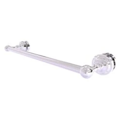 Allied Brass Dottingham Polished Chrome 18-in Shower Door Towel Bar