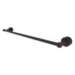 Allied Brass Dottingham 30-in Antique Bronze Wall Mount Single Towel Bar