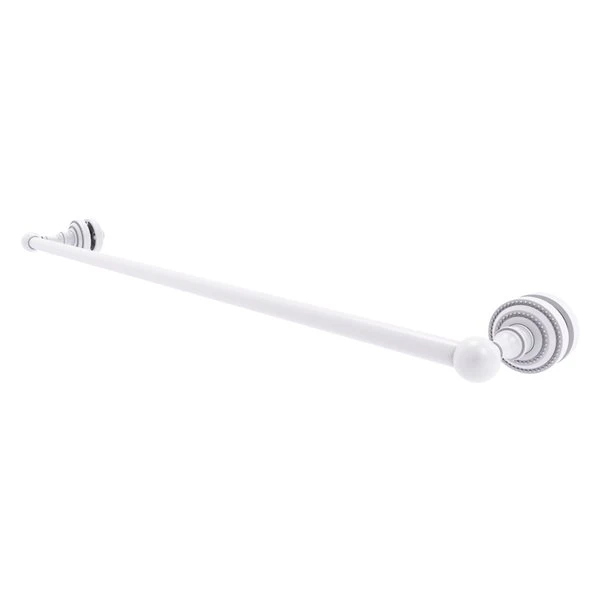 Allied Brass Dottingham 30-in Matte White Wall Mount Single Towel Bar 3 Allied Brass Dottingham 30-in Matte White Wall Mount Single Towel Bar