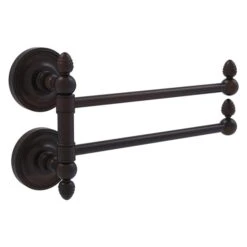 Allied Brass Prestige Regal Collection 2-Swing Arm Towel Rail In Venetian Bronze