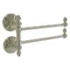 Allied Brass Monte Carlo Collection 2-Swing Arm Towel Rail In Polished Nickel