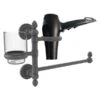 Allied Brass Dottingham Matte Grey Brass Hair Dryer Holder -Allied Brass Sales Store 330957591 MainImage 001 l