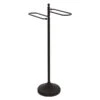 Allied Brass Traditional Oil Rubbed Bronze Freestanding Towel Rack