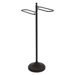 Allied Brass Traditional Oil Rubbed Bronze Freestanding Towel Rack