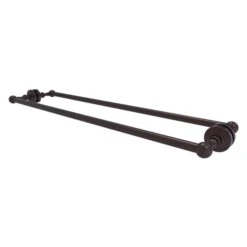Allied Brass Waverly Place 30-in Back To Back Shower Door Towel Bar In Antique Bronze