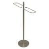 Allied Brass Contemporary Antique Pewter Freestanding Towel Rack