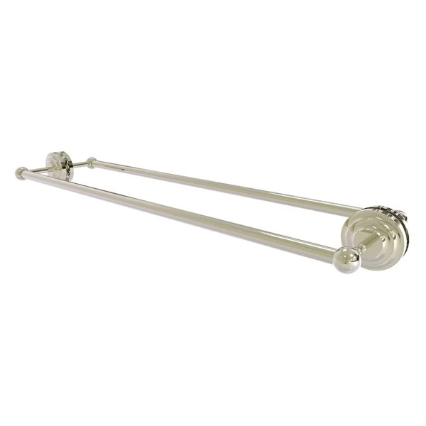 Allied Brass Que New 30-in Back To Back Shower Door Towel Bar In Polished Nickel 3 Allied Brass Que New 30-in Back To Back Shower Door Towel Bar In Polished Nickel