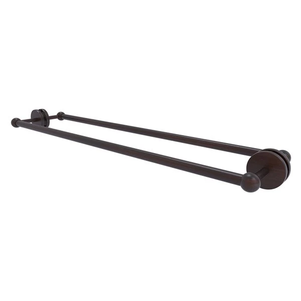 Allied Brass Prestige Skyline 30-in Back To Back Shower Door Towel Bar In Venetian Bronze 3 Allied Brass Prestige Skyline 30-in Back To Back Shower Door Towel Bar In Venetian Bronze