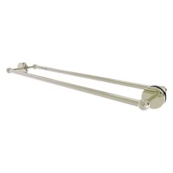 Allied Brass Prestige Skyline 30-in Back To Back Shower Door Towel Bar In Polished Nickel
