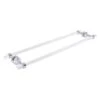 Allied Brass Pacific Beach 30-in Back To Back Shower Door Towel Bar In Polished Chrome