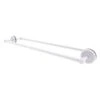 Allied Brass Monte Carlo 30-in Back To Back Shower Door Towel Bar In Matte White