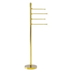 Allied Brass Soho Polished Brass Freestanding Towel Rack