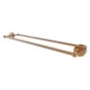 Allied Brass Prestige Skyline 30-in Back To Back Shower Door Towel Bar In Brushed Bronze
