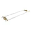 Allied Brass Pacific Beach 30-in Back To Back Shower Door Towel Bar With Grooved Accents In Unlacquered Brass -Allied Brass Sales Store 330958295 MainImage 001 l