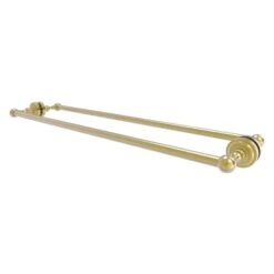 Allied Brass Dottingham 30-in Back To Back Shower Door Towel Bar In Satin Brass