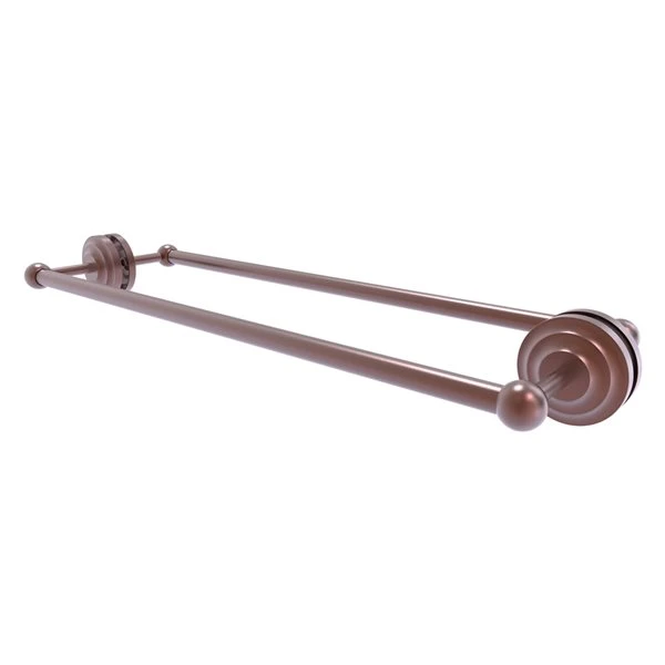Allied Brass Que New Antique Copper 24-in Back To Back Shower Door Towel Bar 3 Allied Brass Que New Antique Copper 24-in Back To Back Shower Door Towel Bar