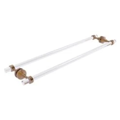 Allied Brass Pacific Grove Brushed Bronze 30-in Back To Back Shower Door Towel Bar