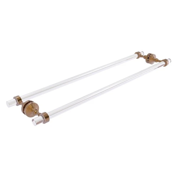 Allied Brass Pacific Grove Brushed Bronze 30-in Back To Back Shower Door Towel Bar 3 Allied Brass Pacific Grove Brushed Bronze 30-in Back To Back Shower Door Towel Bar