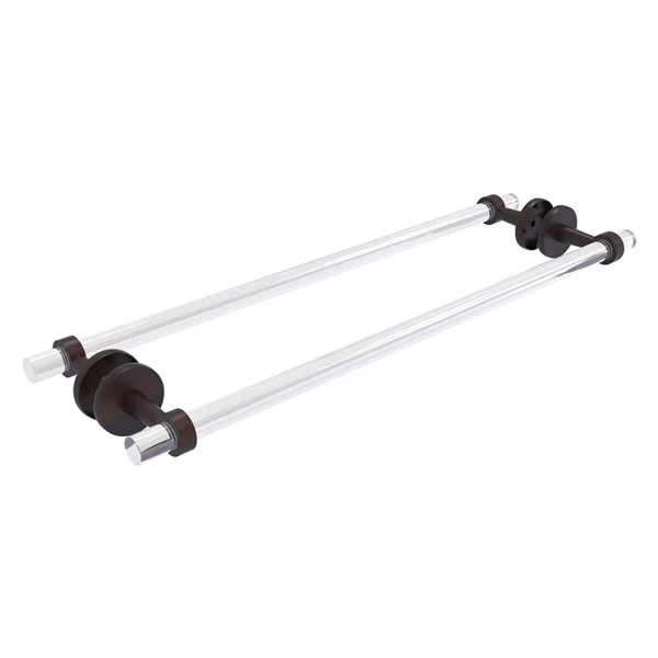 Allied Brass Clearview Venetian Bronze 24-in Back To Back Shower Door Towel Bar 3 Allied Brass Clearview Venetian Bronze 24-in Back To Back Shower Door Towel Bar