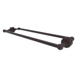 Allied Brass Dottingham Venetian Bronze 24-in Back To Back Shower Door Towel Bar