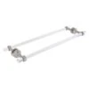 Allied Brass Pacific Beach Satin Nickel 24-in Back To Back Shower Door Towel Bar With Grooved Accents 2 Allied Brass Pacific Beach Satin Nickel 24-in Back To Back Shower Door Towel Bar With Grooved Accents -Allied Brass Sales Store 330958788 MainImage 001 l
