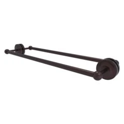 Allied Brass Prestige Regal Antique Bronze 24-in Back To Back Shower Door Towel Bar