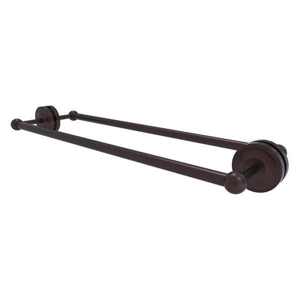 Allied Brass Prestige Regal Antique Bronze 24-in Back To Back Shower Door Towel Bar 3 Allied Brass Prestige Regal Antique Bronze 24-in Back To Back Shower Door Towel Bar