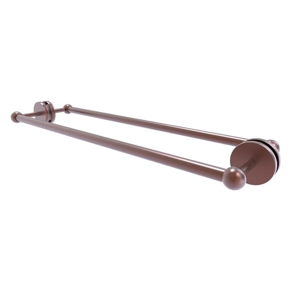 Allied Brass Prestige Skyline Antique Copper 24-in Back To Back Shower Door Towel Bar 3 Allied Brass Prestige Skyline Antique Copper 24-in Back To Back Shower Door Towel Bar