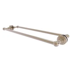 Allied Brass Dottingham Antique Pewter 24-in Back To Back Shower Door Towel Bar