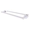Allied Brass Dottingham Satin Chrome 24-in Back To Back Shower Door Towel Bar