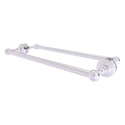 Allied Brass Waverly Place Satin Chrome 18-in Double Shower Door Towel Bar