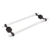 Allied Brass Pacific Grove Venetian Bronze 18-in Double Shower Door Towel Bar With Twisted Accents