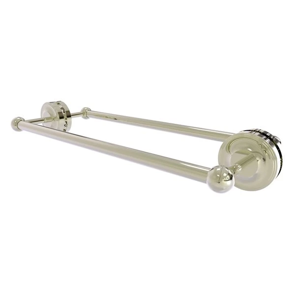 Allied Brass Prestige Regal Polished Nickel 18-in Double Shower Door Towel Bar 3 Allied Brass Prestige Regal Polished Nickel 18-in Double Shower Door Towel Bar