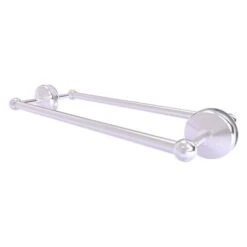 Allied Brass Monte Carlo Satin Chrome 18-in Double Shower Door Towel Bar
