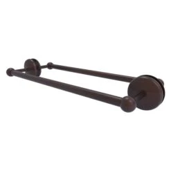 Allied Brass Monte Carlo Venetian Bronze 18-in Double Shower Door Towel Bar