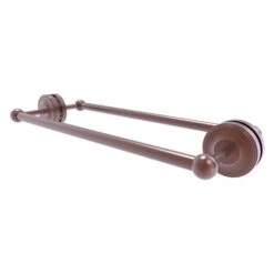 Allied Brass Prestige Regal Antique Copper 18-in Double Shower Door Towel Bar