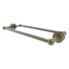 Allied Brass Dottingham Antique Brass 18-in Double Shower Door Towel Bar