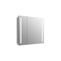 KOHLER Verdera 34-in X 30-in Lighted LED Surface/Recessed Mirrored Rectangular Medicine Cabinet - Outlet Included