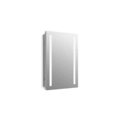 KOHLER Verdera 20-in X 30-in Lighted LED Surface/Recessed Mirrored Rectangular Medicine Cabinet - Outlet Included